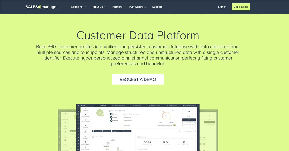 Salesmanago | Customer Data Plattform | CAMPIXX
